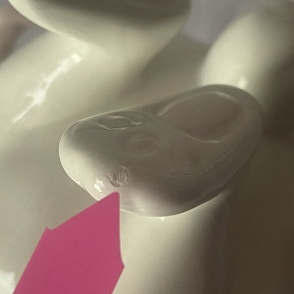 Rae Dunn Easter Bunny SPRING Pink Basket Canister Bunny Tail Lid Magenta 2022 - Picture 4 of 16